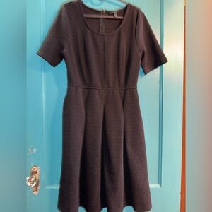 Lane Bryant Classic Black Midi Dress